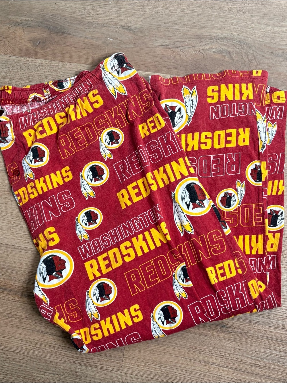 Team Apparel Washington Redskins Red & Yellow Men’s Pants